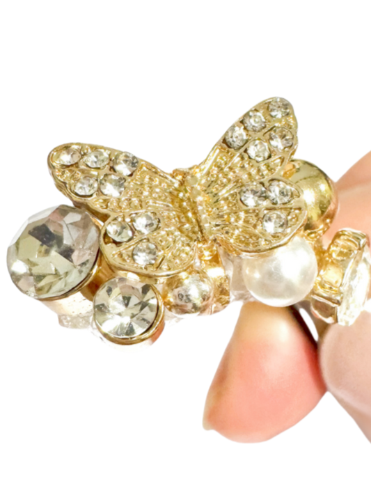 Faux Gold Gilded Wing Ear Jewel