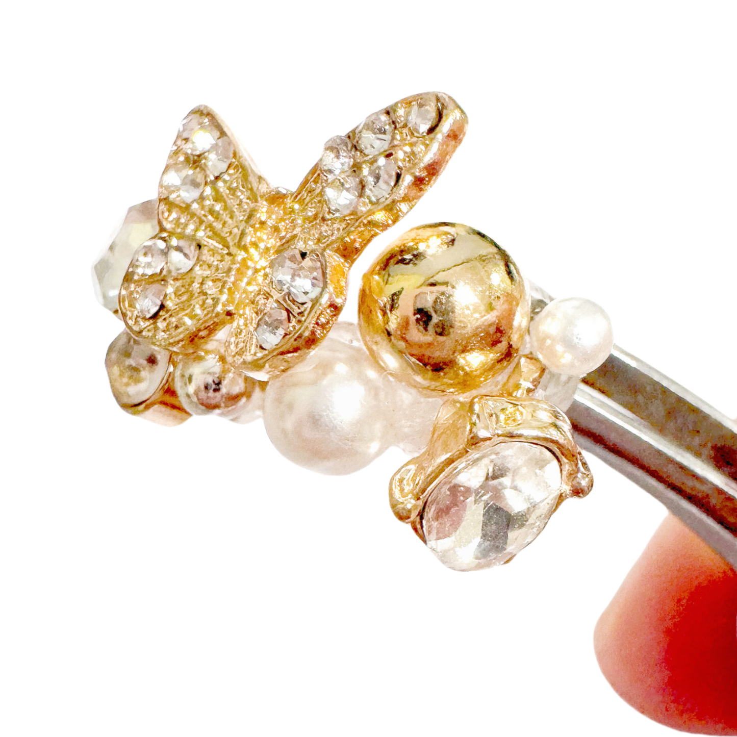 Faux Gold Gilded Wing Ear Jewel