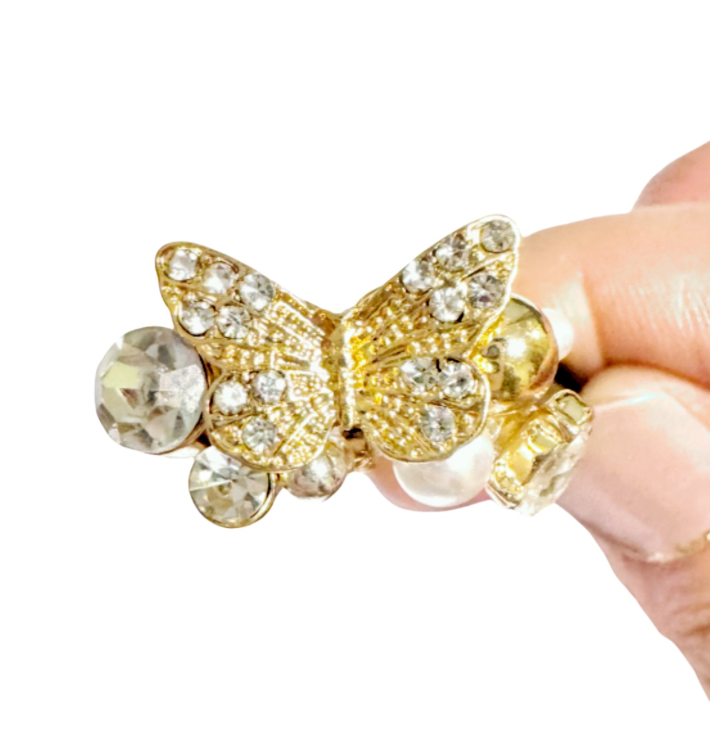 Faux Gold Gilded Wing Ear Jewel